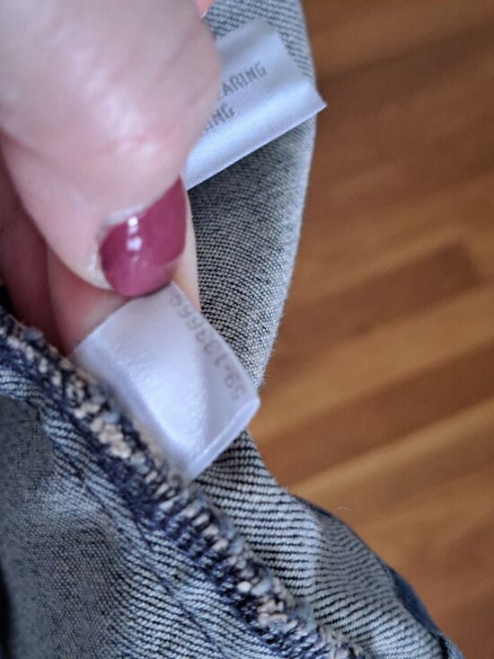 Y2K Ann Taylor Loft Womens Denim Blazer Jacket Size 8 Button Front Cotton Blue - Picture 7 of 10